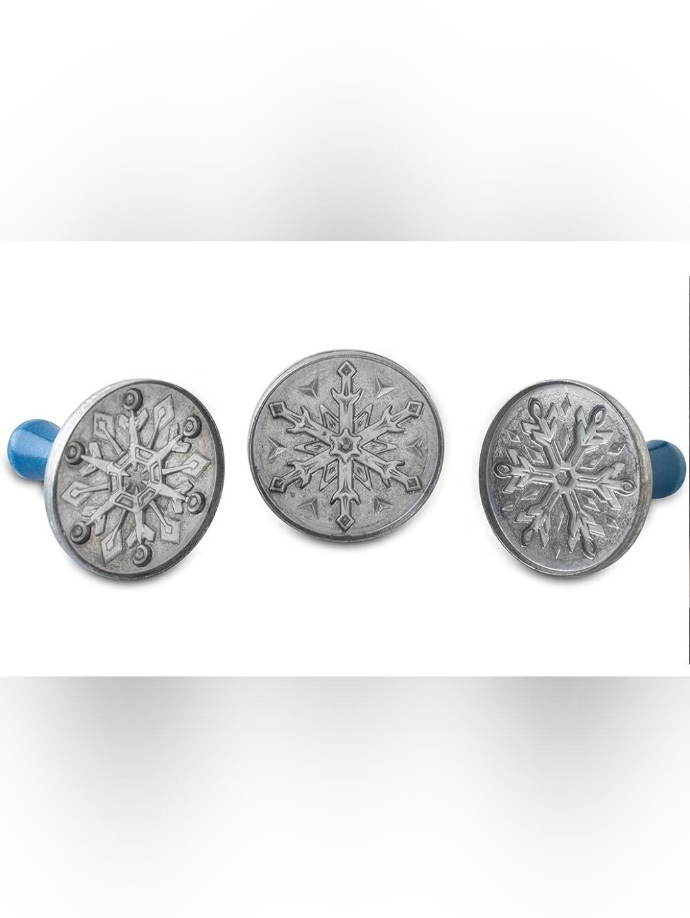 Nordic Ware Snowflake Cookie Stamps (Set of 3),